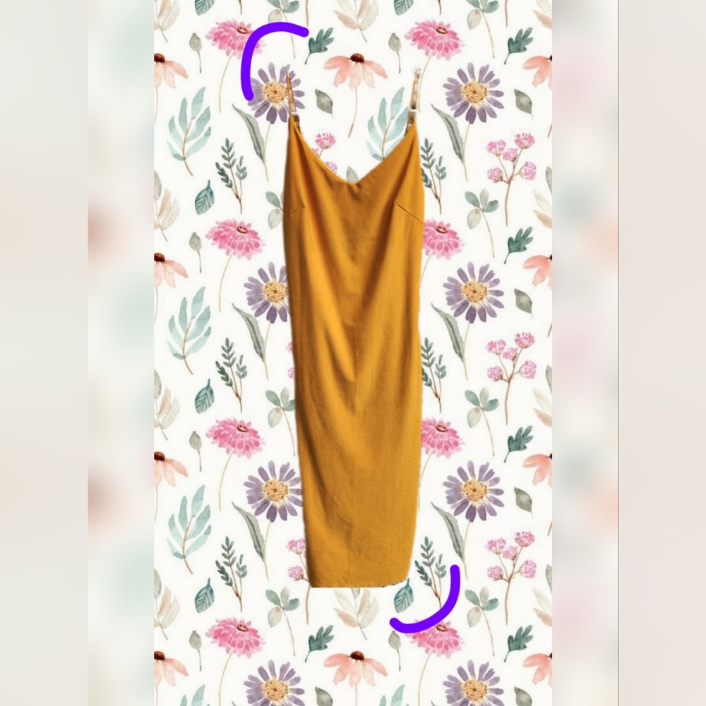 MINDCODE YELLOW STRAP DRESS SPRING SUMMER